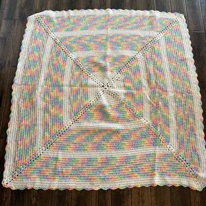 Beautiful knitted afghan